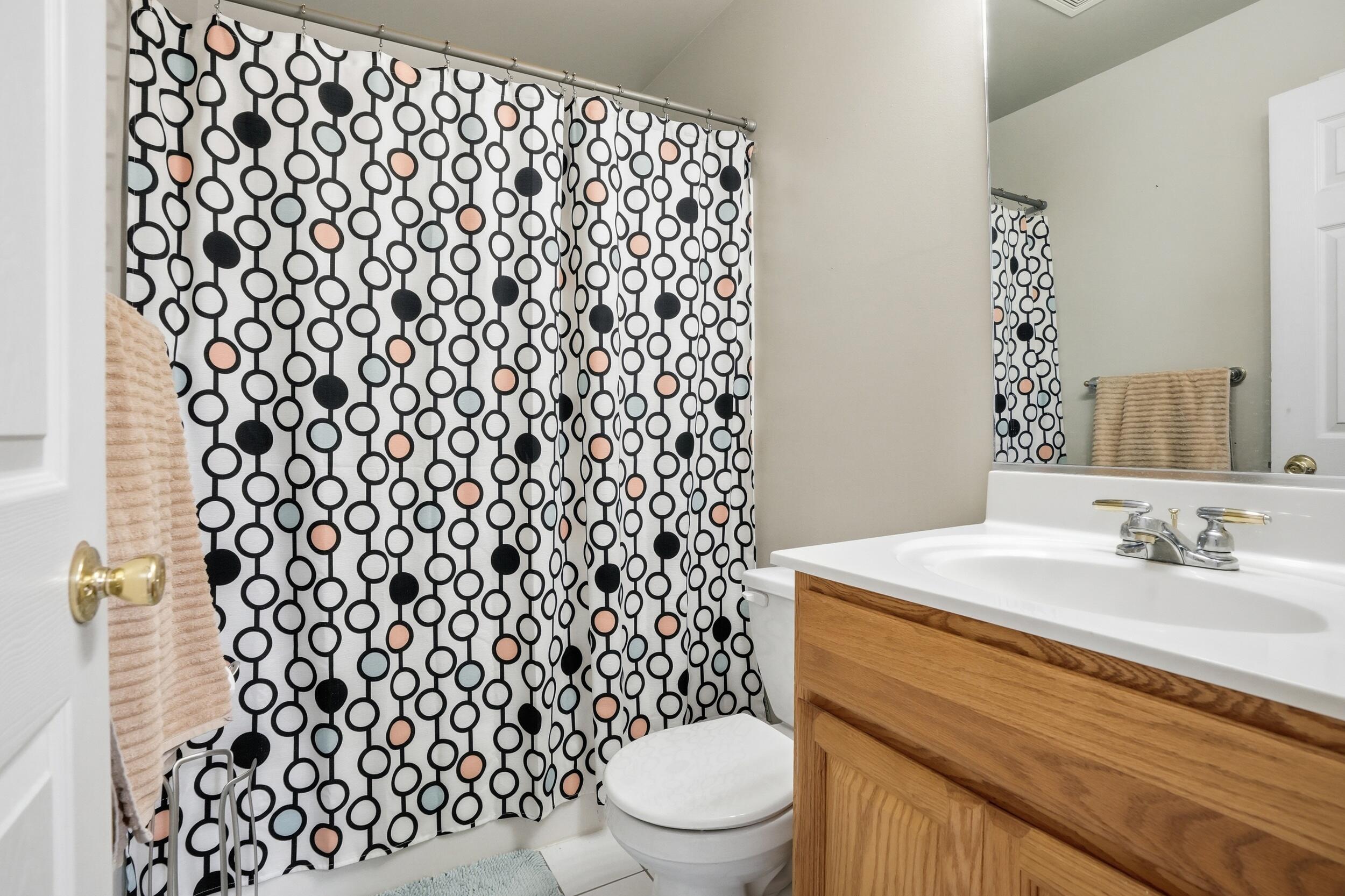 2184 Timberidge Lane Highland, IN 46322 - Photo 18 of 18 a bathroom with a sink toilet and a mirror
