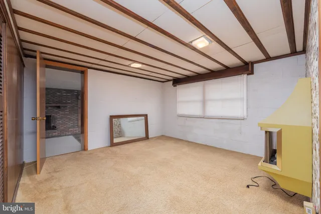 a view of an empty room