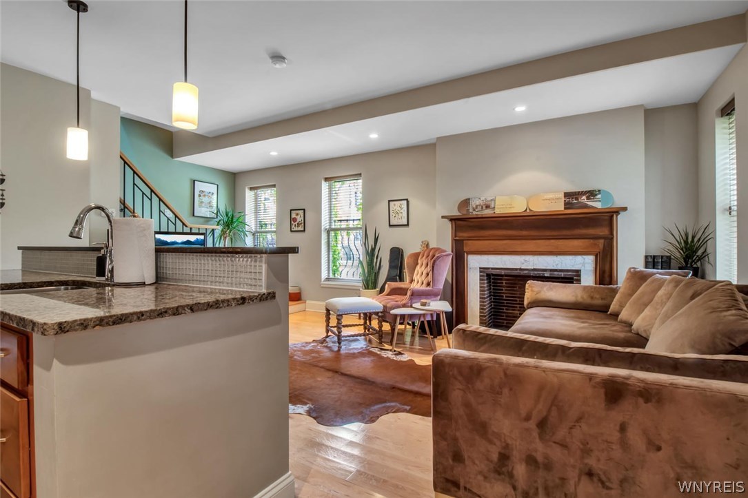 120 Johnson Park Buffalo, NY 14201 - Photo 26 of 36 another view of rear apt from the kitchen to open