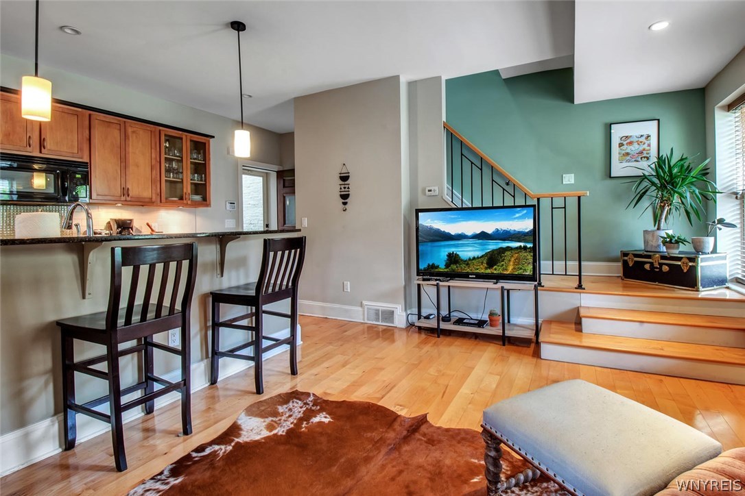 120 Johnson Park Buffalo, NY 14201 - Photo 30 of 36 another kitchen, entrance and stairwell to second