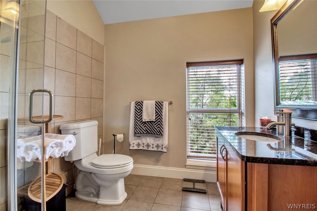 120 Johnson Park Buffalo, NY 14201 - Photo 35 of 36 bath, granite and glass enclosed shower