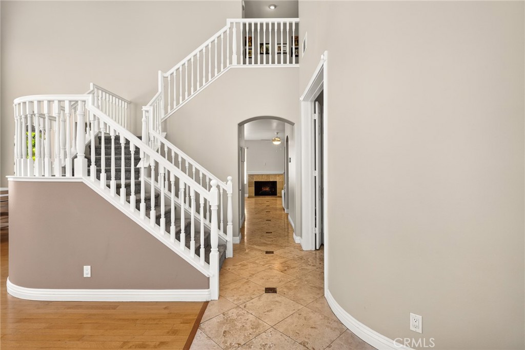 16318 Sun Summit Drive Riverside, CA 92503 - Photo 24 of 47 Stair case and hallway 16318 sun summit drive, riverside, california 92503