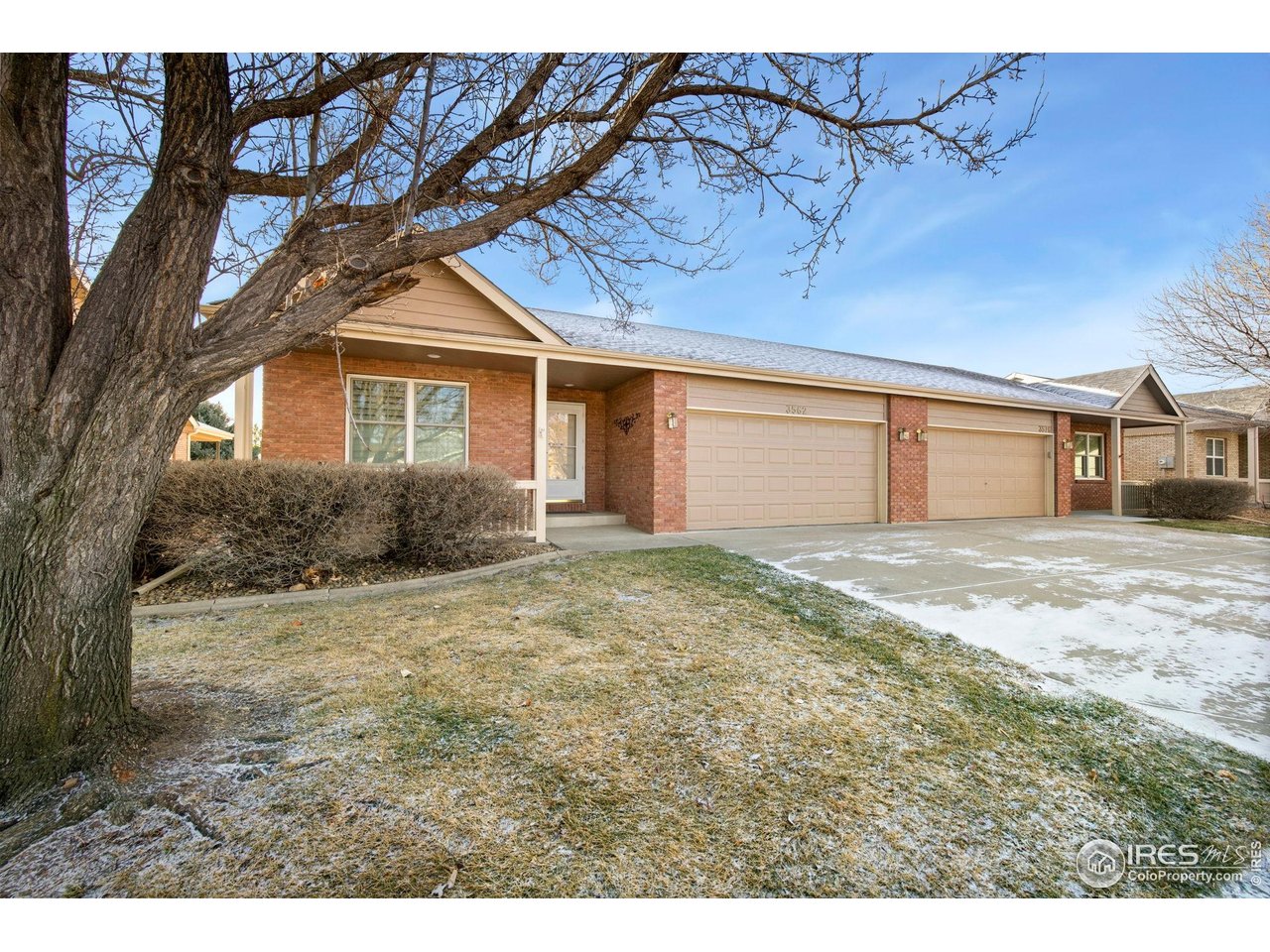 a house with a outdoor space