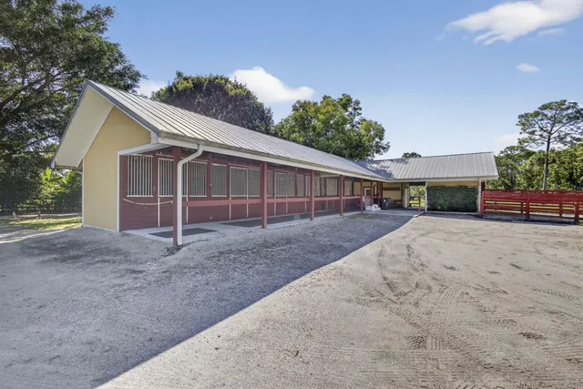 a view of backyard with green space