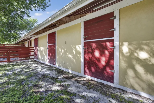 a backyard of a house