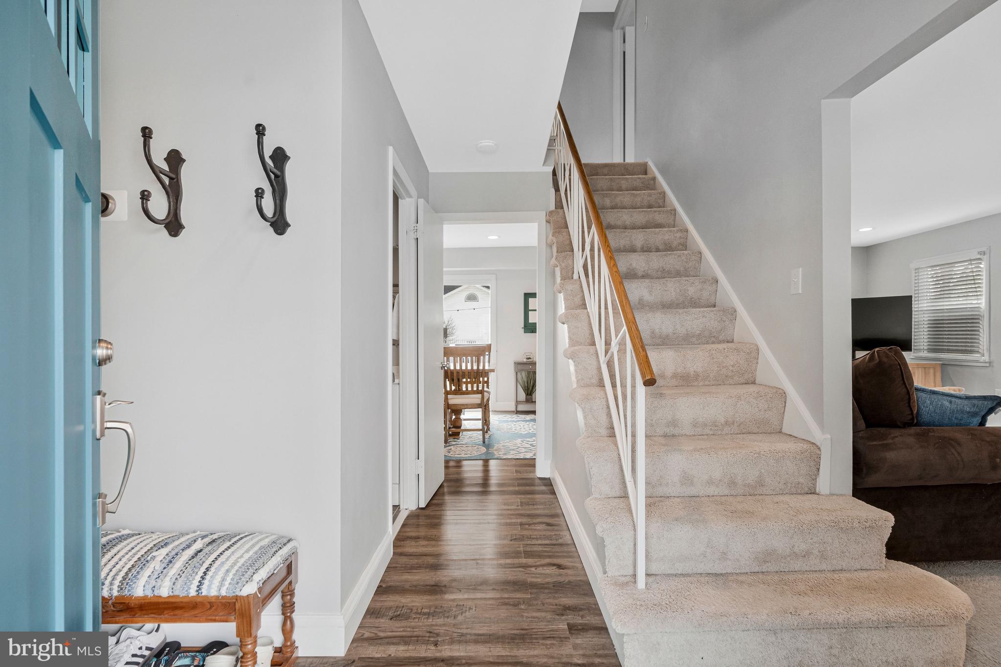 13127 Parson Lane Fairfax, VA 22033 - Photo 7 of 44 a view of entryway and hall with wooden floor