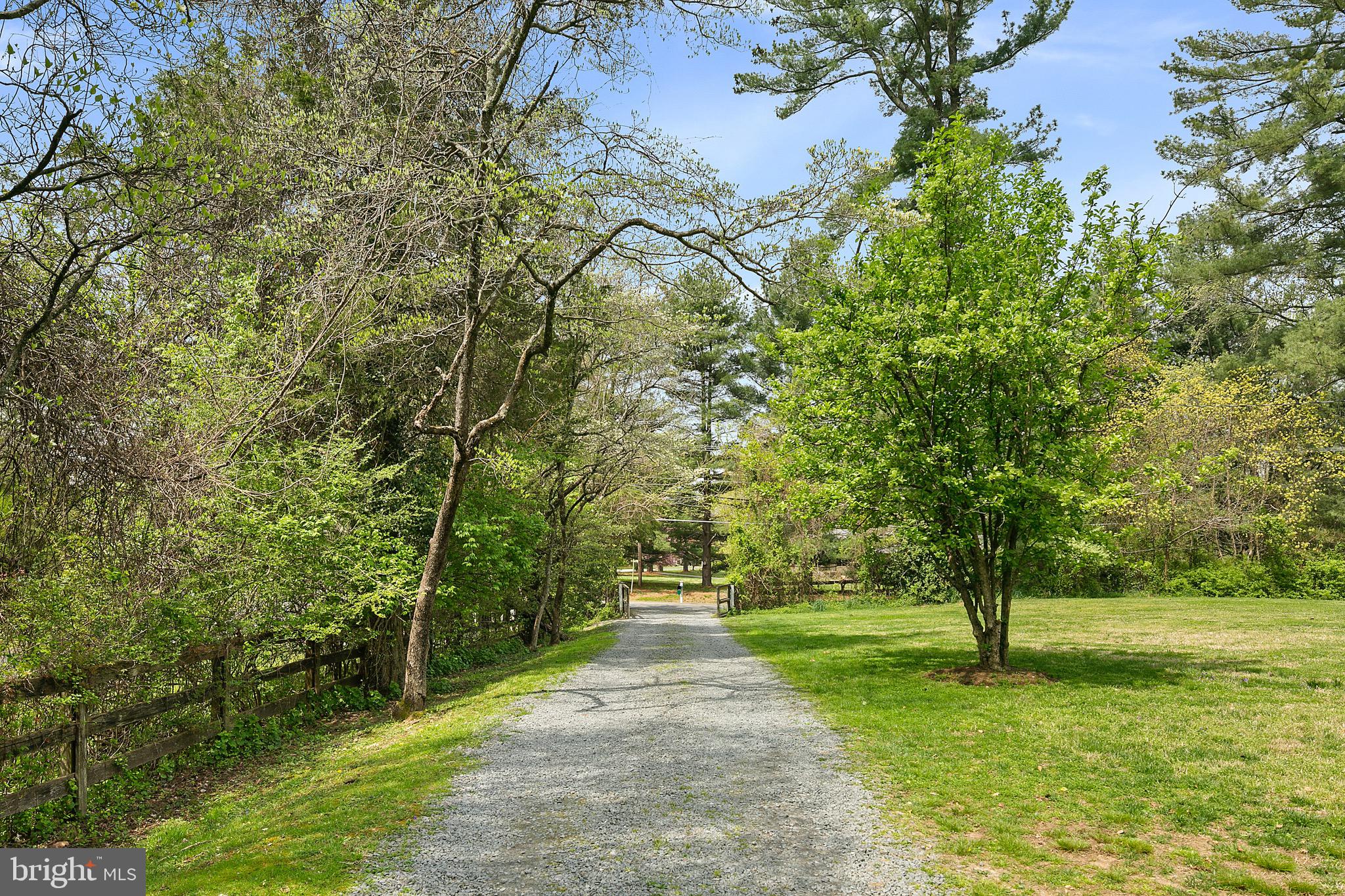 1213 Towlston Road McLean, VA 22102 - Photo 48 of 50 Long gravel driveway leads from gated entry