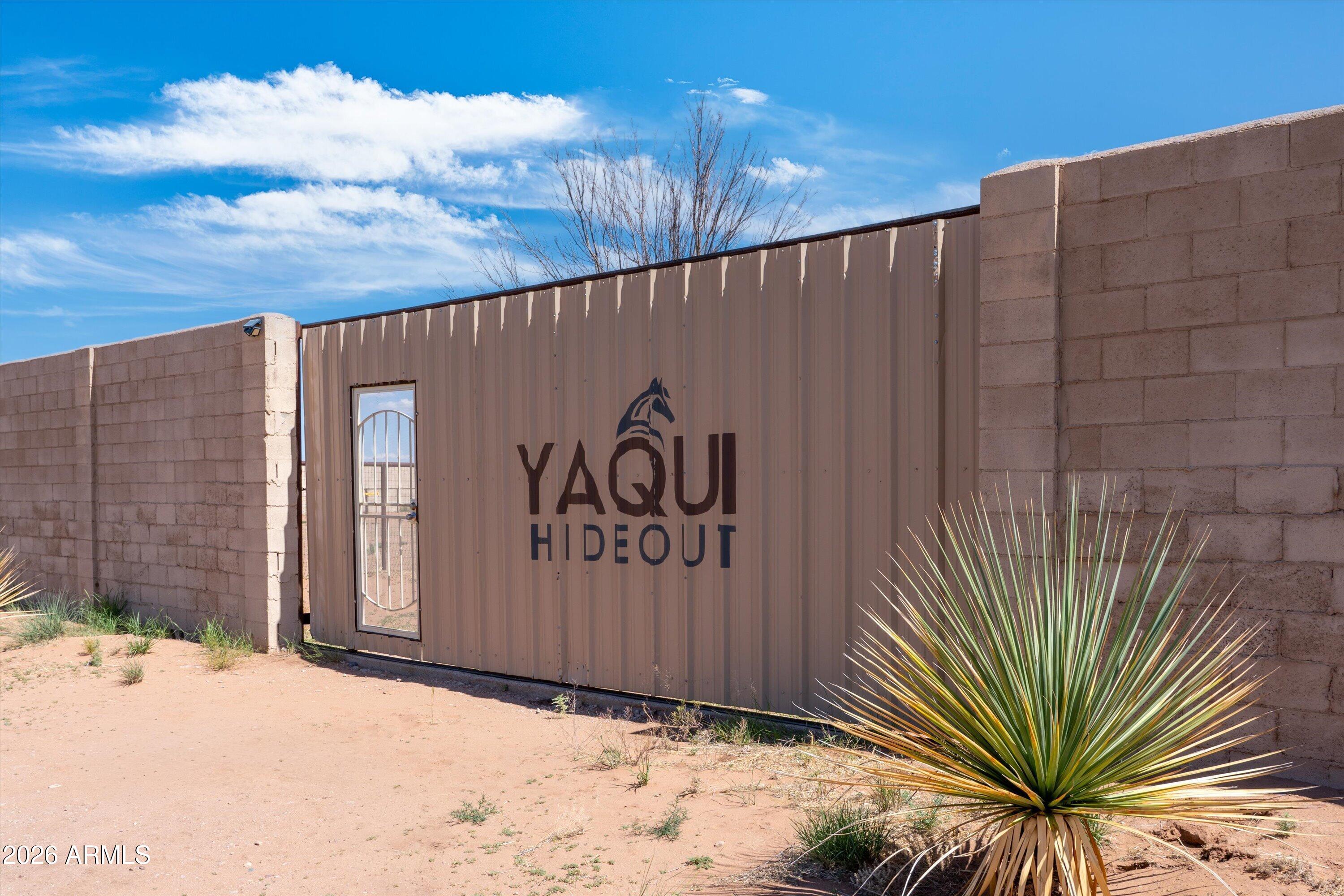 3661 East Antelope Road Pearce, AZ 85625 - Photo 6 of 52 05-Yaqui Hideout Gate