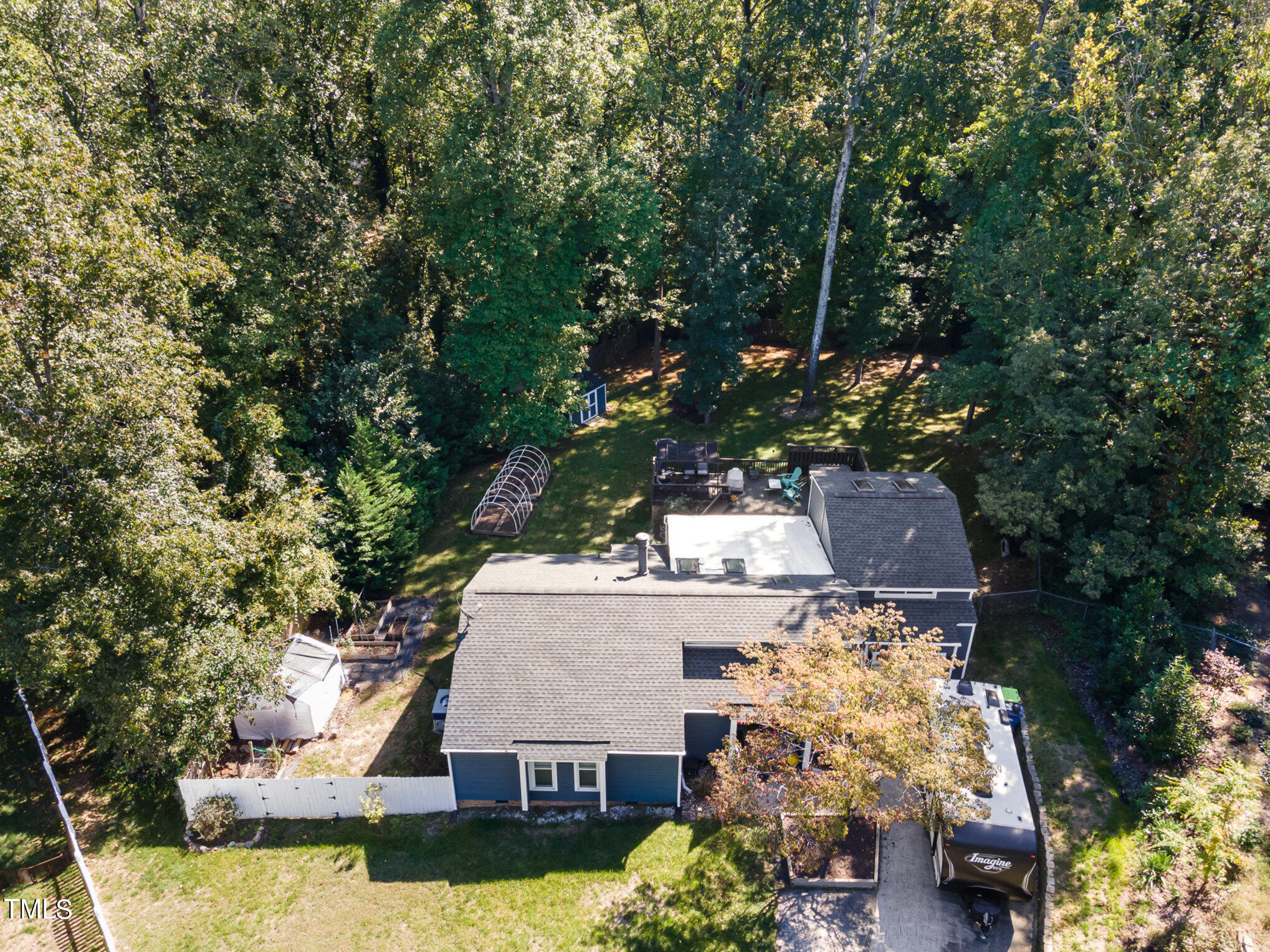 529 Ashebrook Drive Raleigh, NC 27609 - Photo 34 of 35 a view of a house with a yard