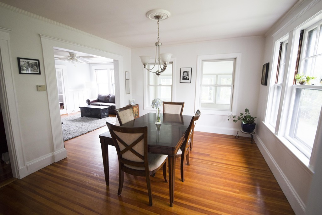 4 Nottingham Street, Unit 2 Newton, MA 02459 - Photo 7 of 18 a view of a dining room with furniture window and wooden floor