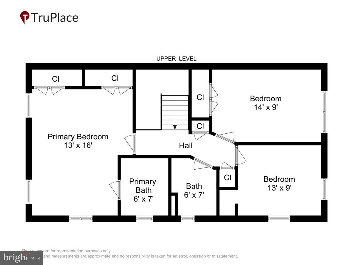 2910 Upton Street Northwest Washington, DC 20008 - Photo 63 of 64 Upper Level Floor Plan