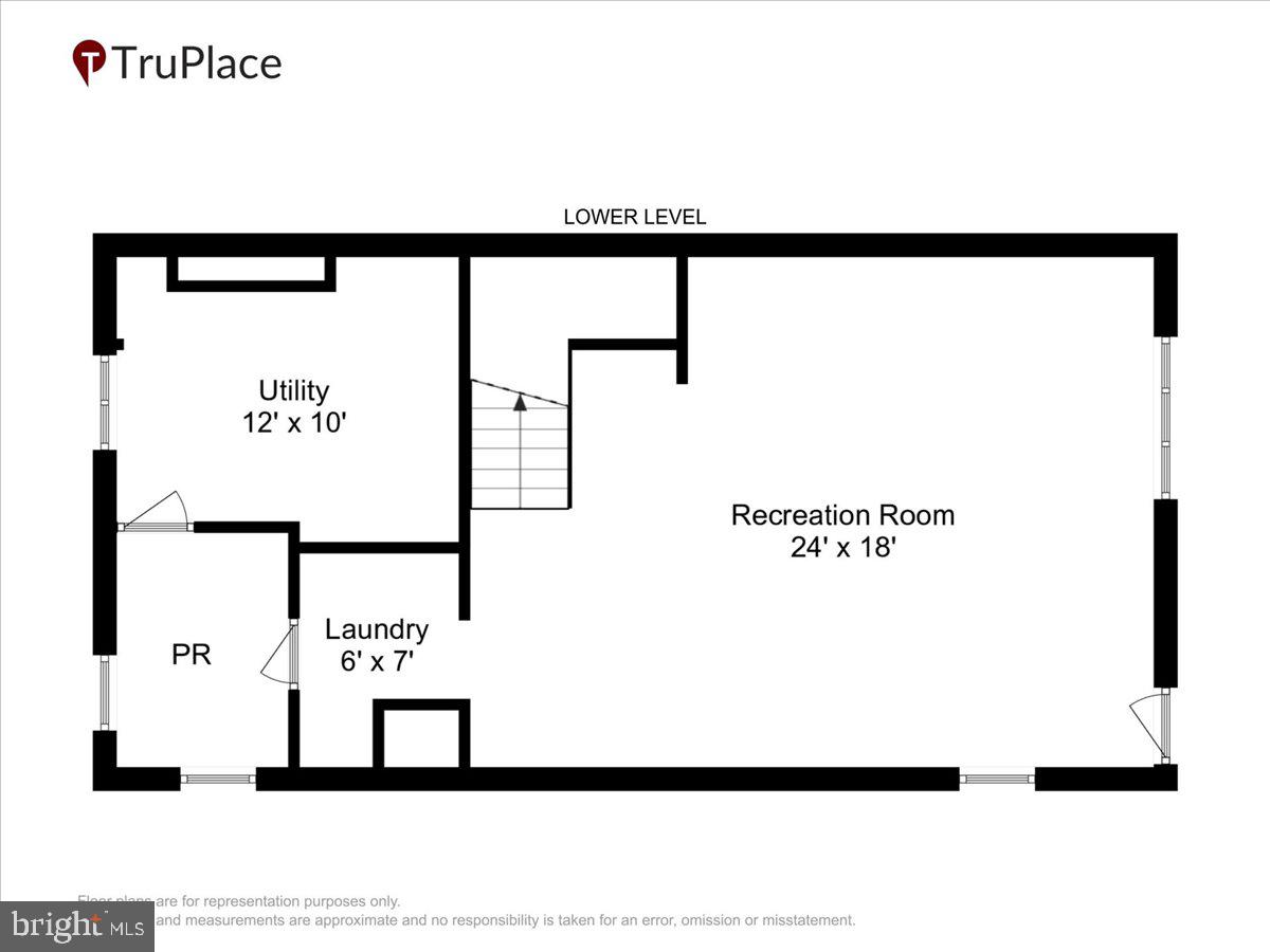 2910 Upton Street Northwest Washington, DC 20008 - Photo 64 of 64 Lower Level Floor Plan