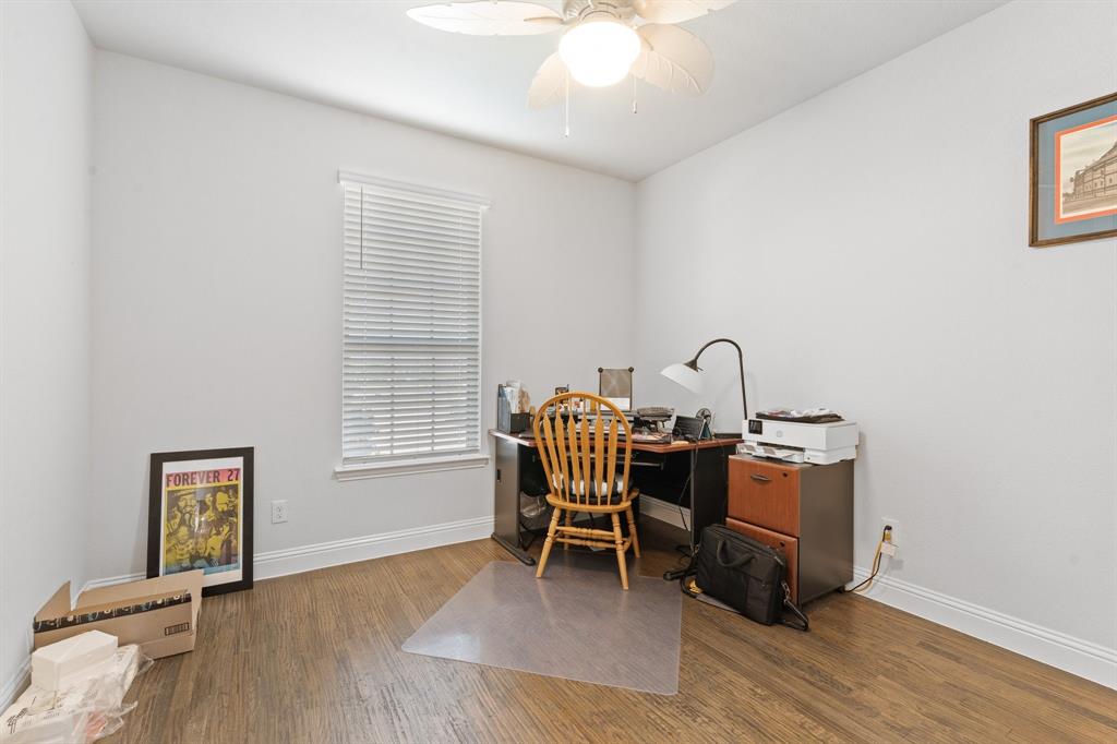 15105 Fleet Hill Road Aledo, TX 76008 - Photo 6 of 31 a view of a workspace with furniture and a window