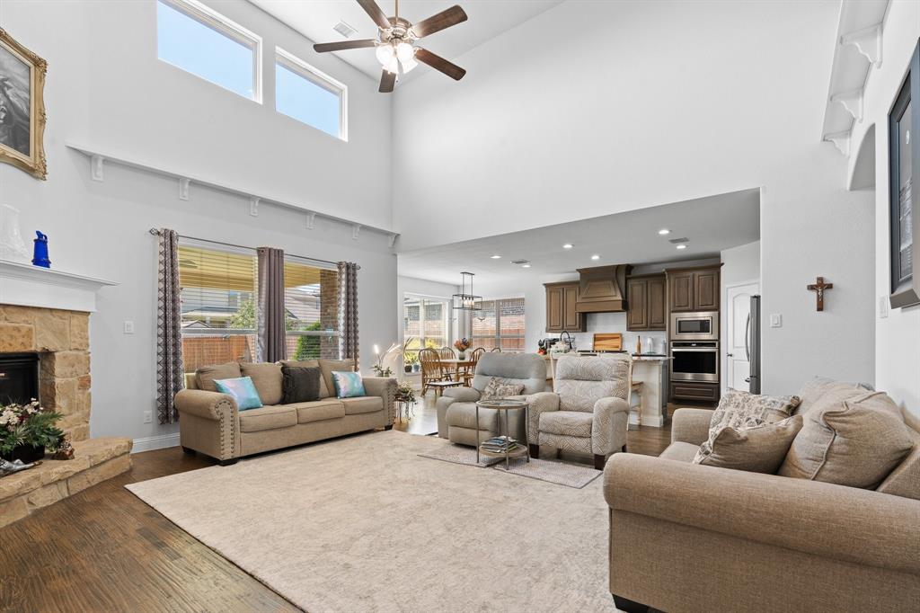 15105 Fleet Hill Road Aledo, TX 76008 - Photo 8 of 31 a living room with furniture and a large window