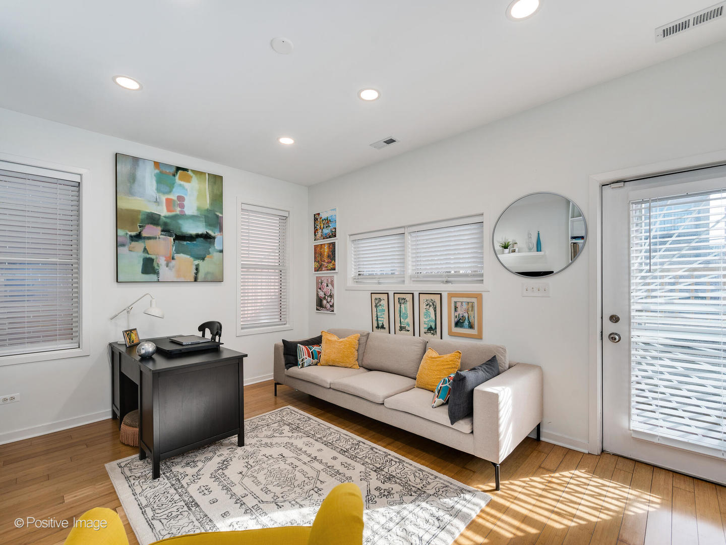 1349 West Fillmore Street, Unit B Chicago, IL 60607 - Photo 16 of 19 a living room with furniture rug and window