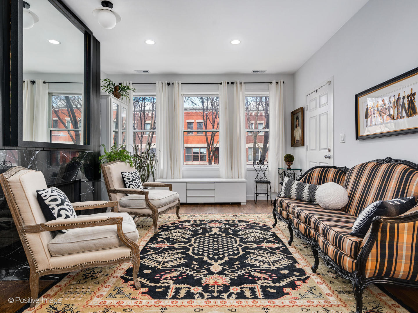 1349 West Fillmore Street, Unit B Chicago, IL 60607 - Photo 2 of 19 a living room with furniture or couch and a window