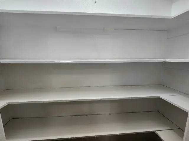 a close view of closet