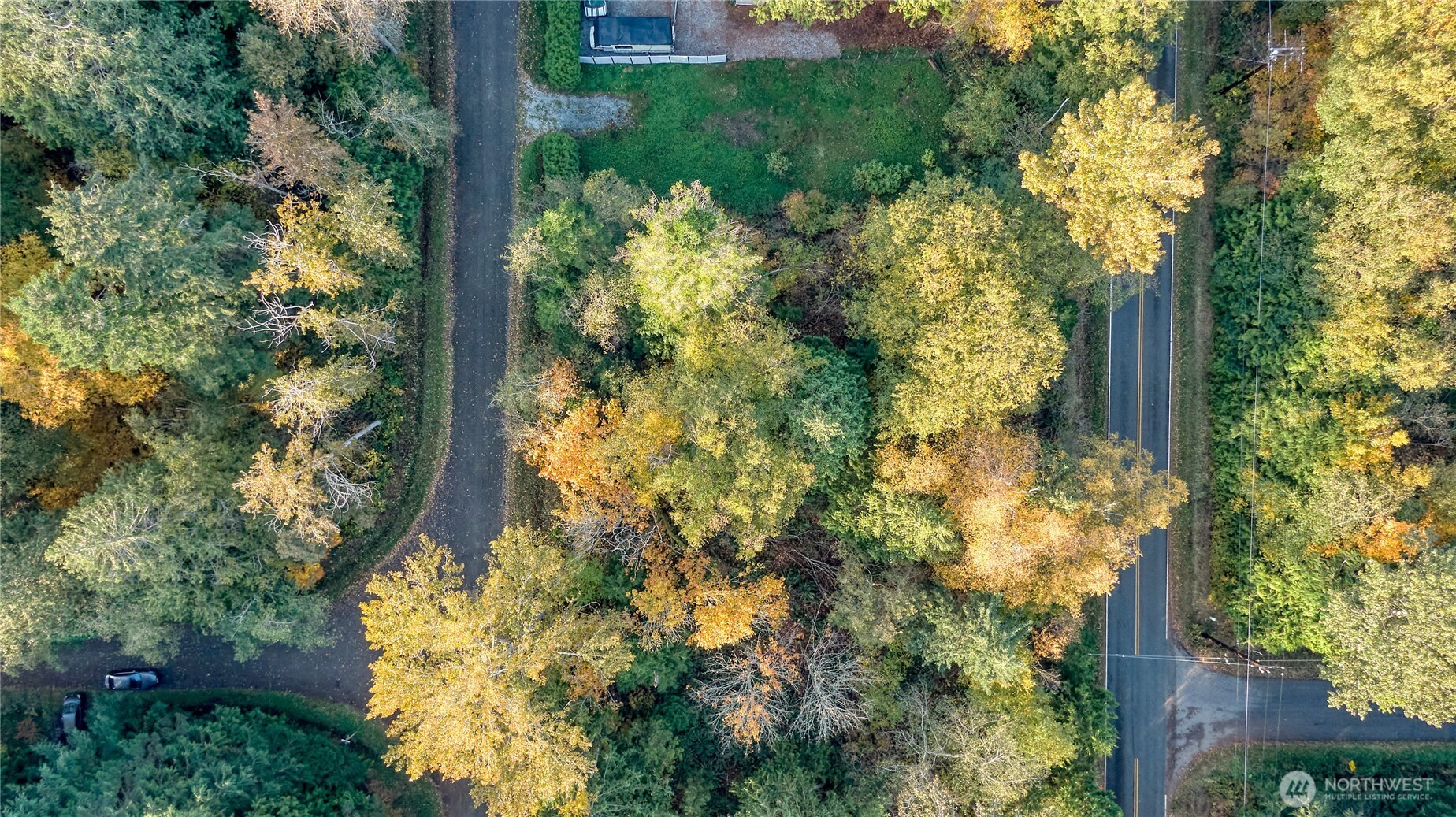 6 Weasel Run Road Point Roberts, WA 98281 - Photo 3 of 9 an aerial view of a house with a yard