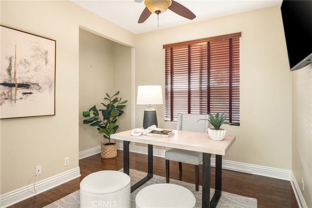 10970 Hiskey Lane Tustin, CA 92782 - Photo 34 of 60 a view of a dining room with furniture window and wooden floor