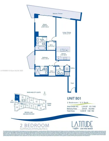 $650,000 | 185 Southwest 7th Street, Unit 1901, Miami, FL 33130