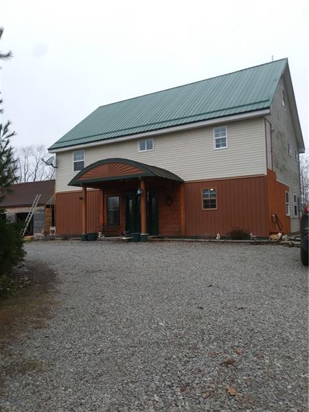 1757 Georgetown Road Volant, PA 16156 - Photo 3 of 3 Fantastic Homestead! New 2018 metal roof, portica, two-story saltbox, setback approx. 300' from road, with over 15 acres of land!