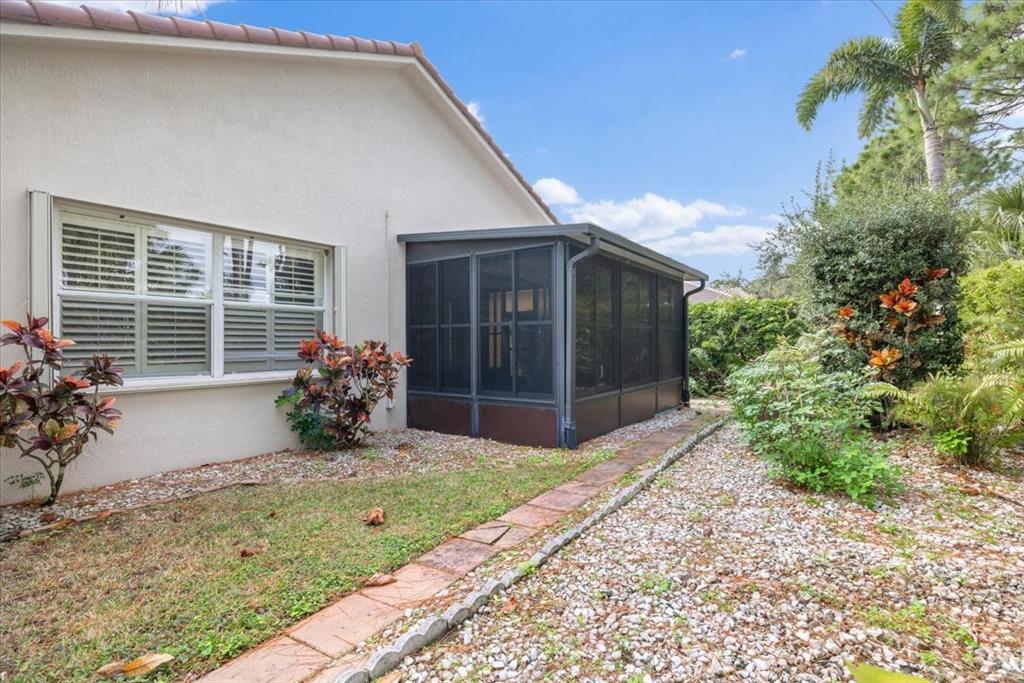 6300 Spring Lake Terrace Fort Pierce, FL 34951 - Photo 36 of 54 a view of a house with backyard and garden