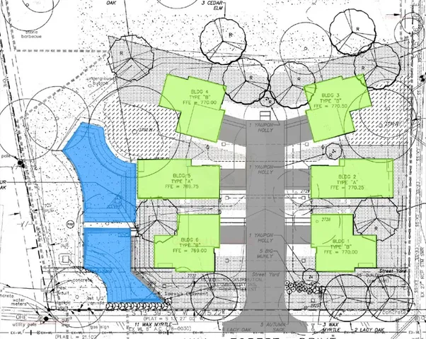 a view of entryway with a brick wall