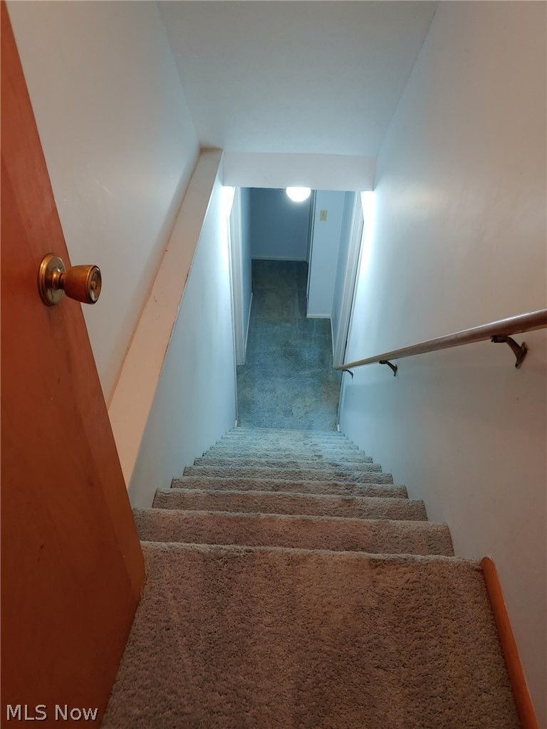 9034 Wiencek Road Streetsboro, OH 44241 - Photo 10 of 21 Stairs to lower level- 4 bedroom unit