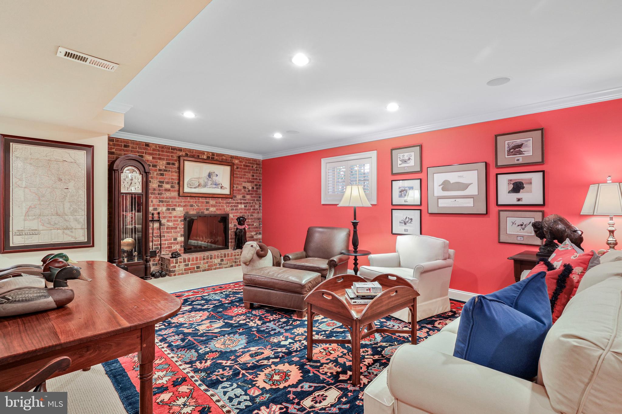 2214 Forest Ridge Road Lutherville-Timonium, MD 21093 - Photo 44 of 58 RAISED HEARTH FIREPLACE