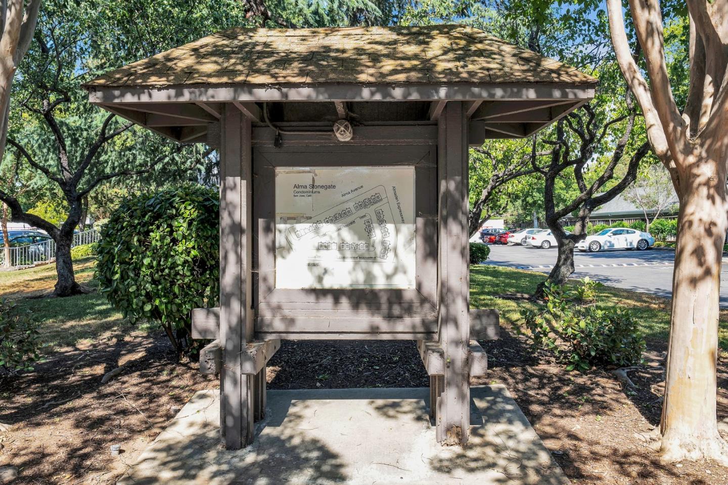 244 Stonegate Circle San Jose, CA 95110 - Photo 35 of 38 a view of a porch with furniture and a yard