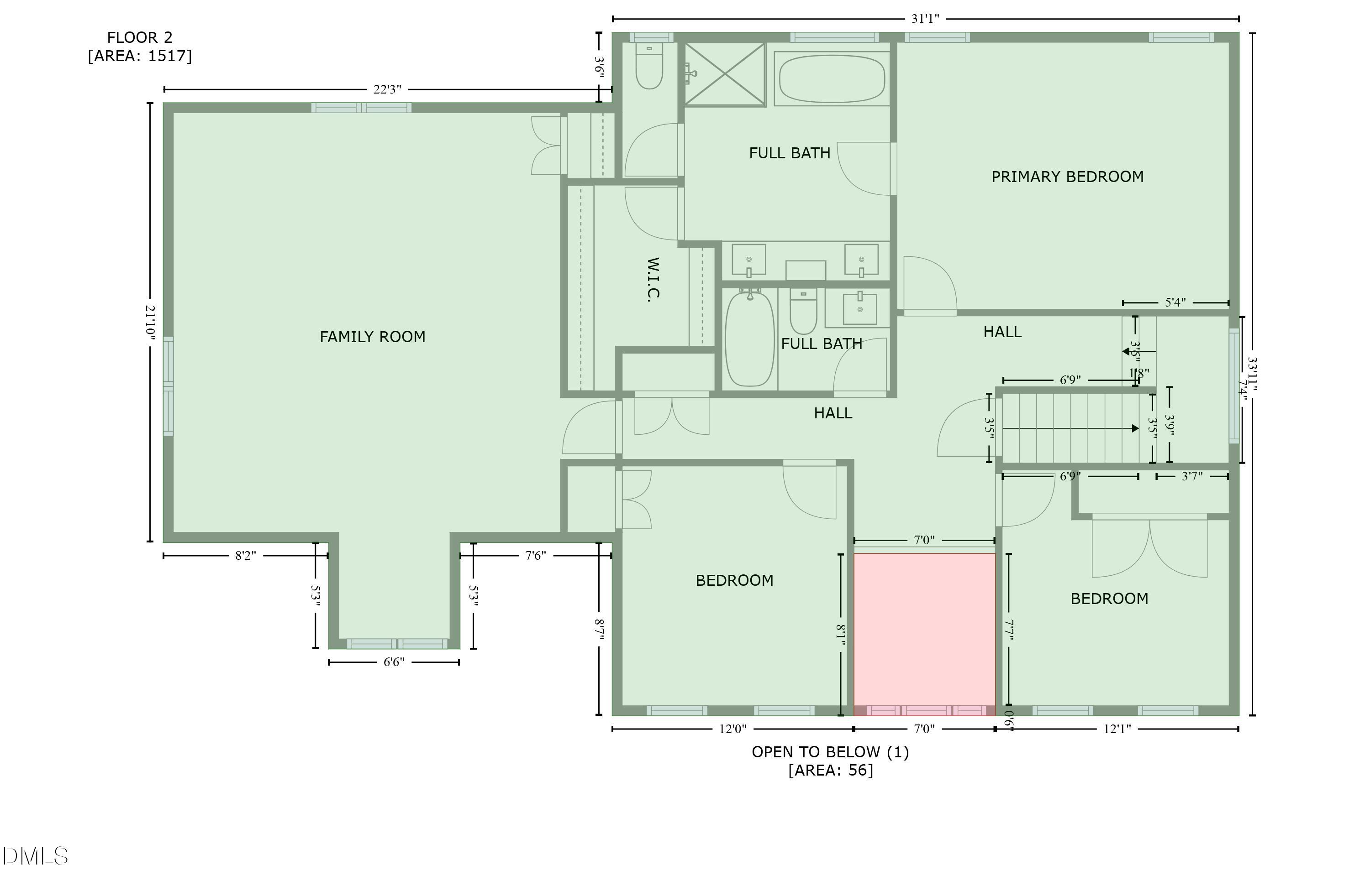 3128 Gold Dust Lane Willow Spring, NC 27592 - Photo 22 of 26 2nd_floor_3128_gold_dust_lane_willow_spr