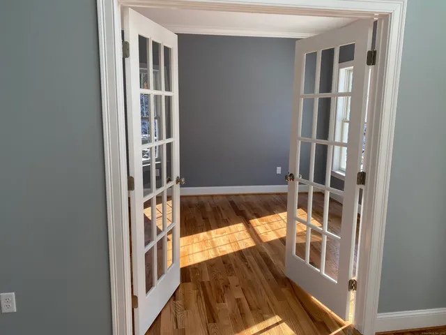 a view of an entryway with staircase