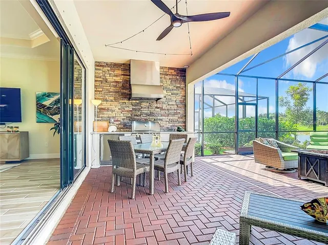 a view of houses with outdoor space and city view
