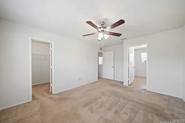 a view of an empty room