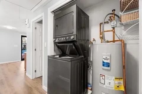 a view of kitchen and utility room