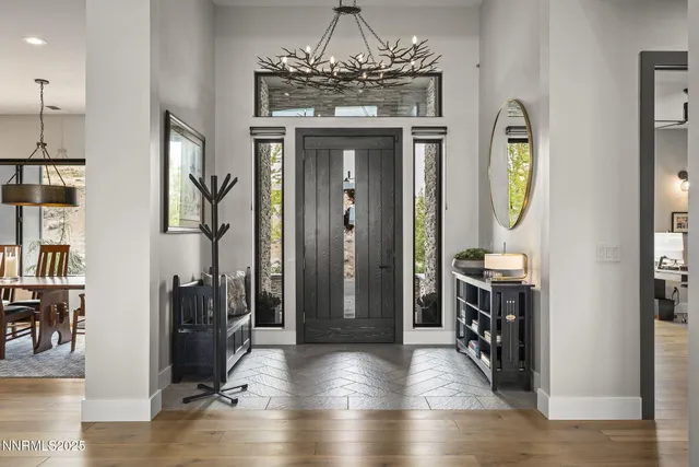 a white bath tub sitting next to a window