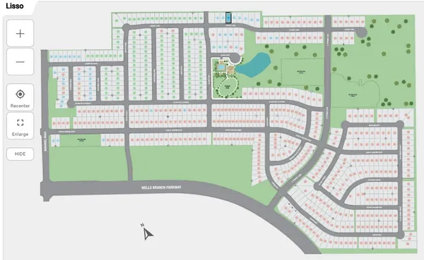 a view of a swimming pool and outdoor seating