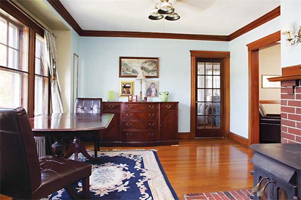 68 Lake Shore Road Boston, MA 02135 - Photo 3 of 7 a view of a living room and dining room