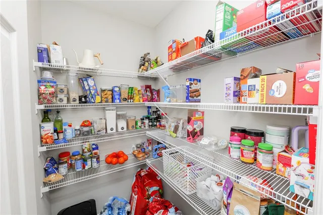 a utility room with lots of storage