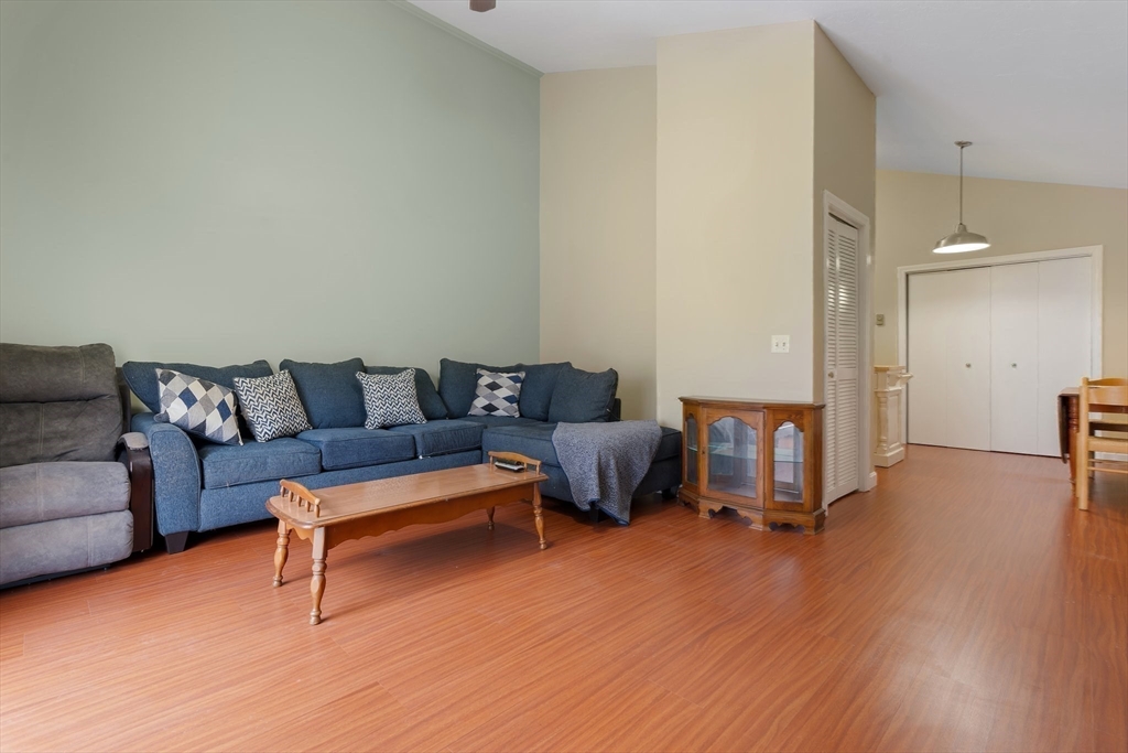 46 Gibbs Street, Unit 4D Worcester, MA 01607 - Photo 8 of 21 a living room with furniture and a wooden floor