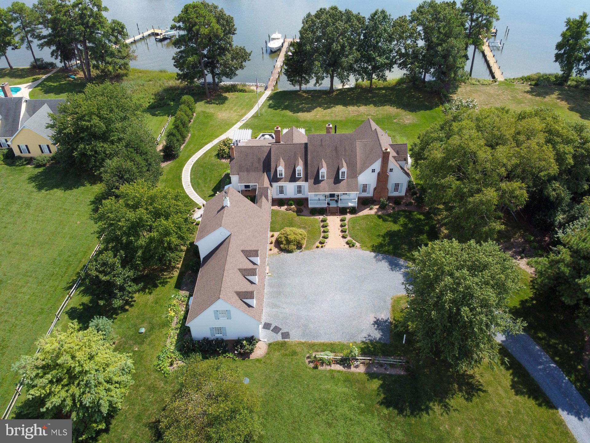 26631 North Point Road Easton, MD 21601 - Photo 1 of 50 Aerial of front of home