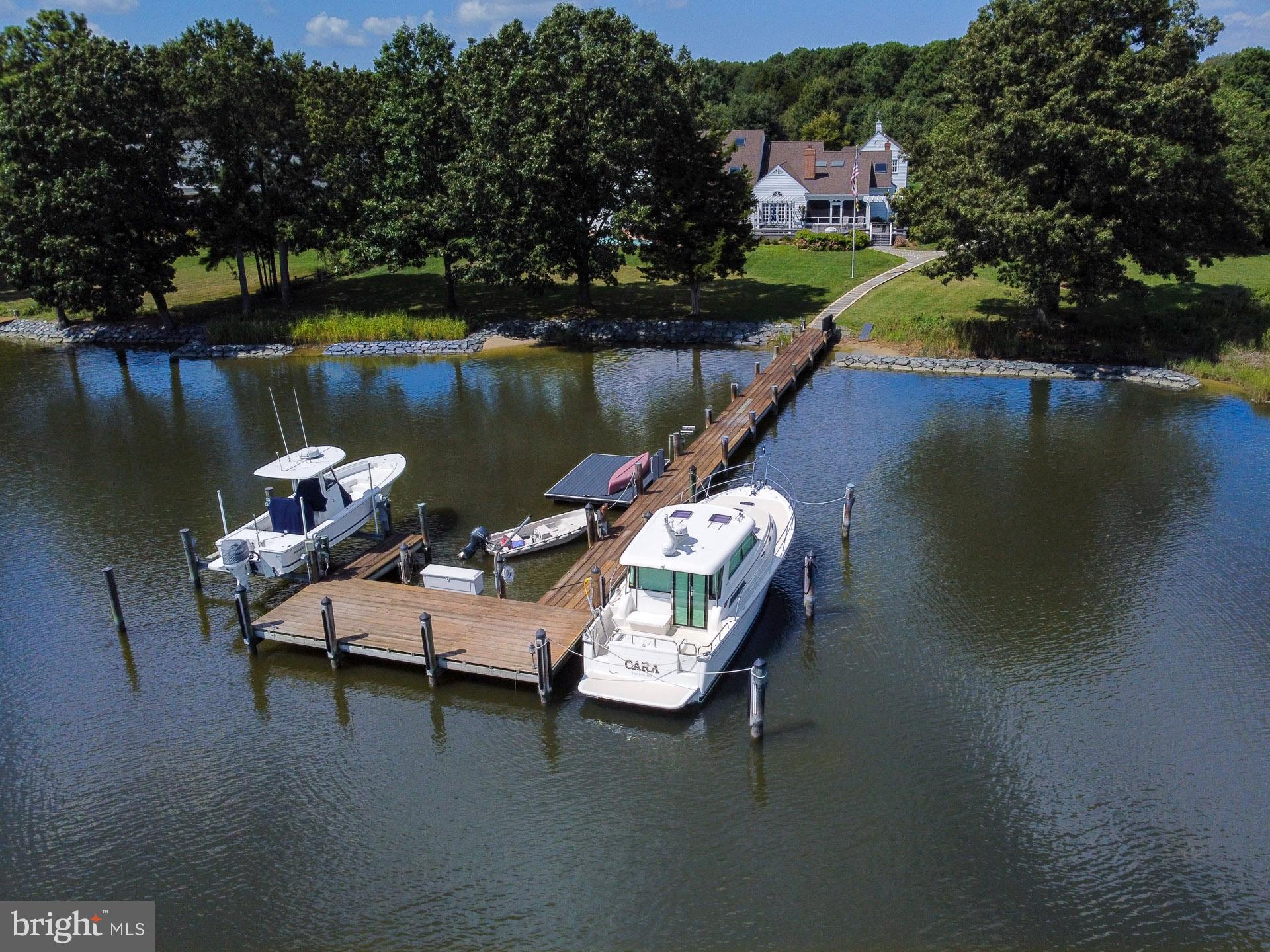 26631 North Point Road Easton, MD 21601 - Photo 19 of 50 large pier-2 slips MLW 6'
new pilings & lift
