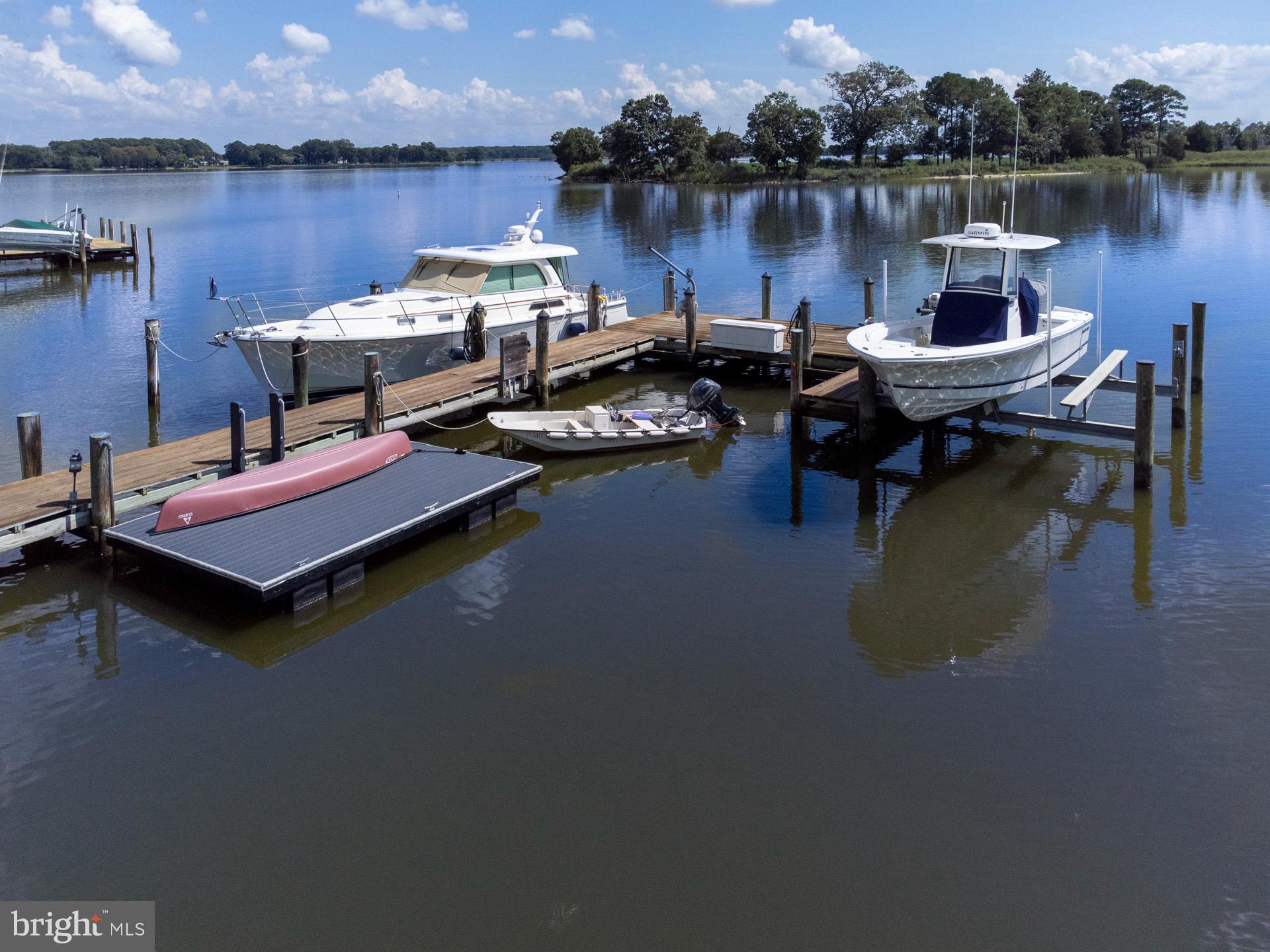 26631 North Point Road Easton, MD 21601 - Photo 20 of 50 new floating dock, outside pier fenders