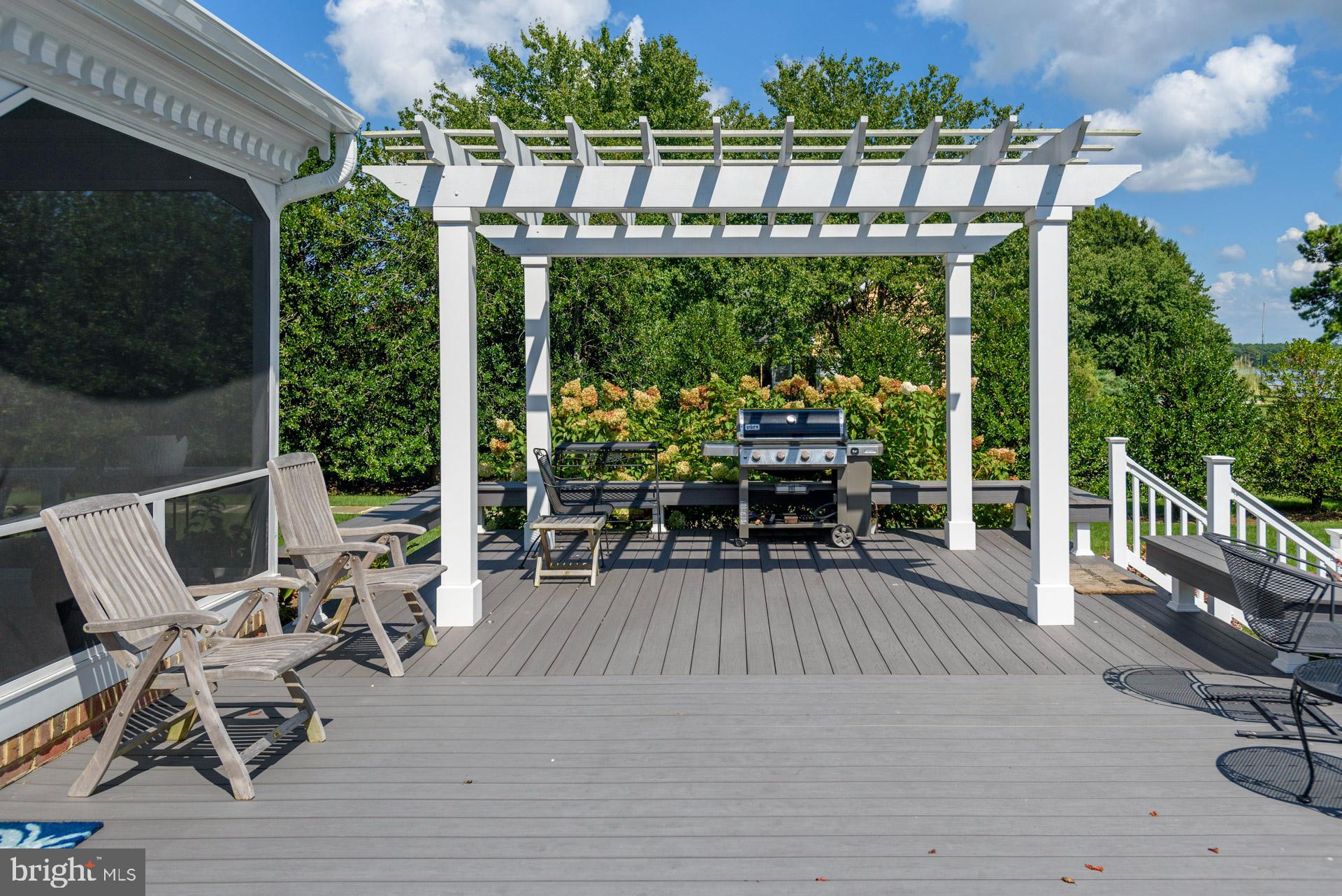 26631 North Point Road Easton, MD 21601 - Photo 32 of 50 New deck with pergola