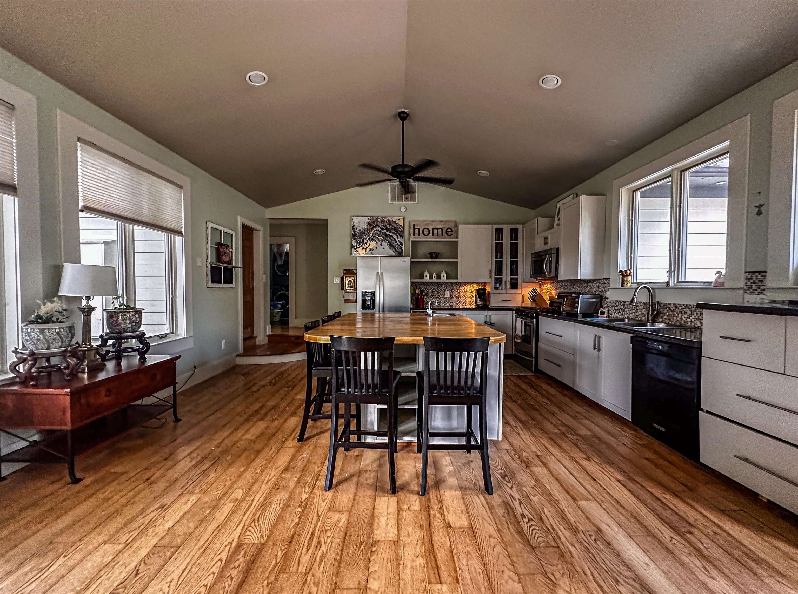 19 Mt Hermon Road Middlebrook, VA 24459 - Photo 33 of 70 a view of a dining room with furniture window and wooden floor