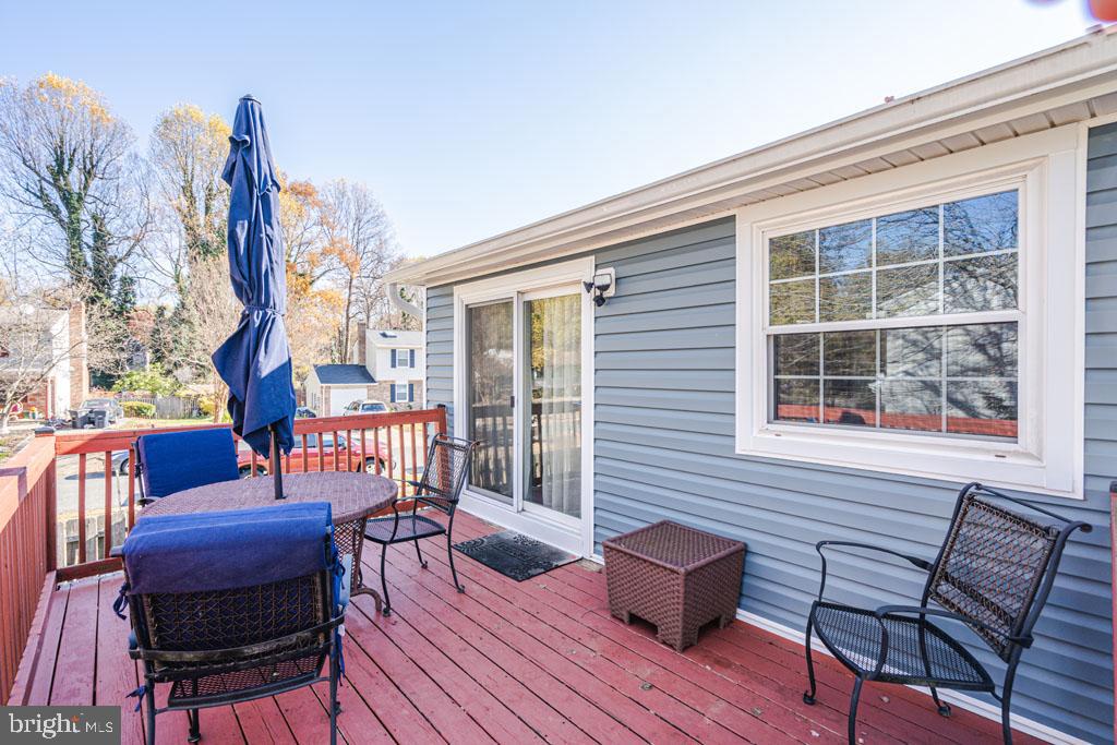 12718 Northcliff Road Bowie, MD 20720 - Photo 35 of 38 Rear Deck (Main Level)