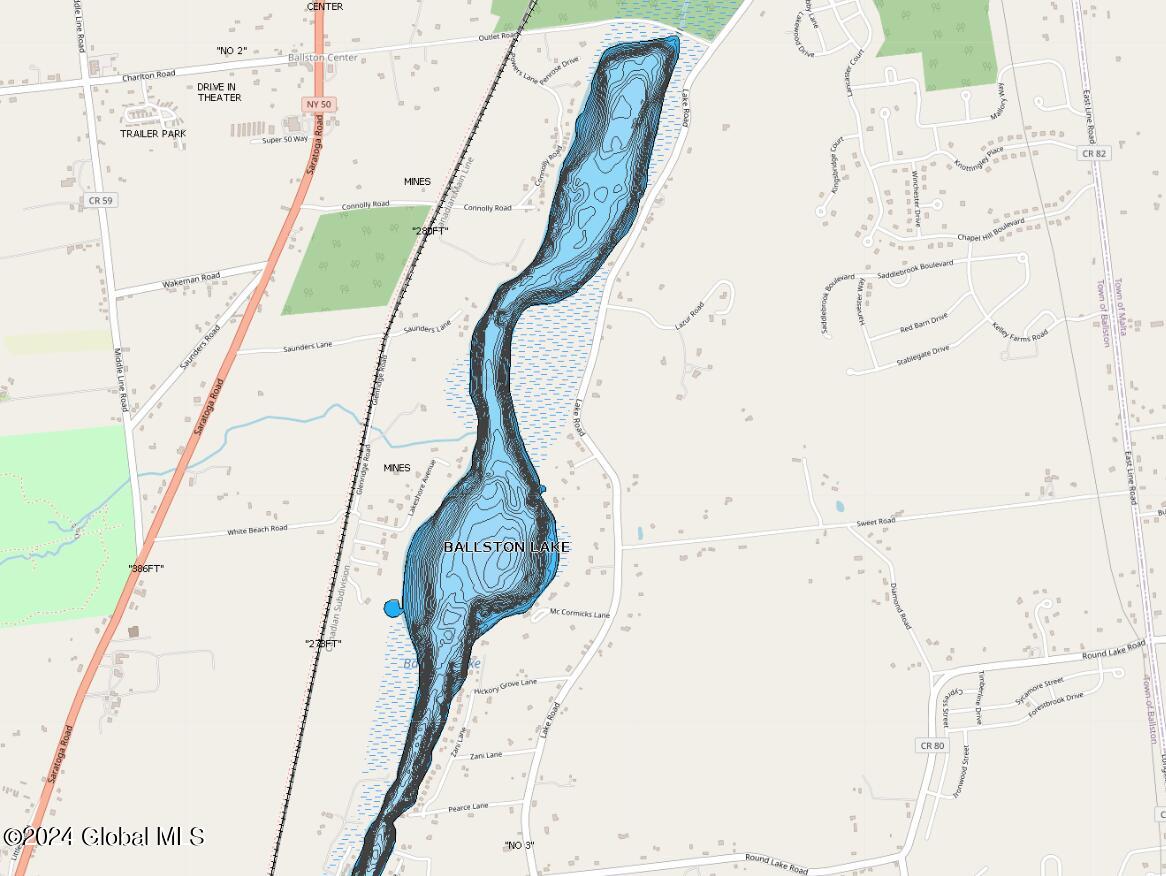 169 Lake Road Ballston, NY 12019 - Photo 56 of 58 Ballston Lake Map