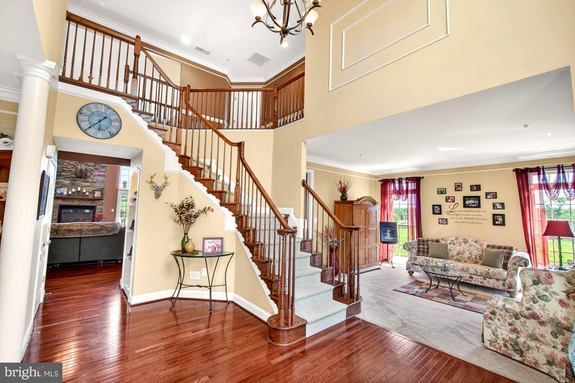 15512 Mount Nebo Road Poolesville, MD 20837 - Photo 34 of 125 Front staircase and two story foyer!