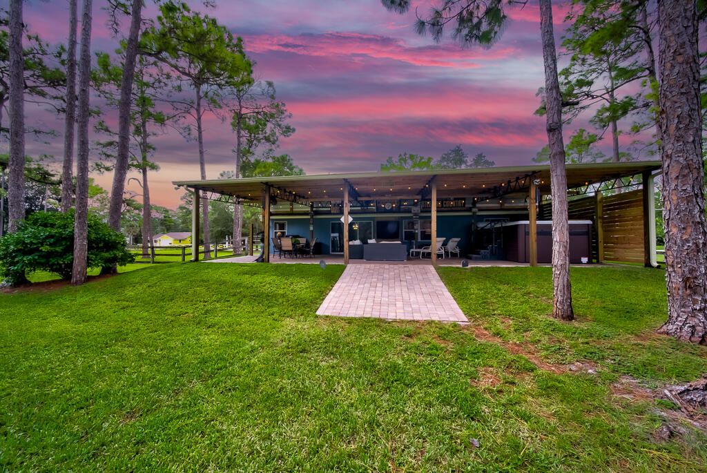15733 Temple Boulevard Loxahatchee, FL 33470 - Photo 16 of 27 a view of yard with green space