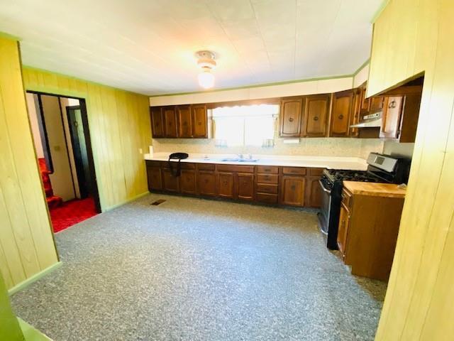 17731 East 2880 N Road Alvin, IL 61811 - Photo 10 of 17 a large kitchen with stainless steel appliances granite countertop a sink and cabinets
